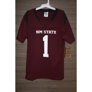 NWT Rivalry Threads Maroon New Mexico Aggies football jersey size XS